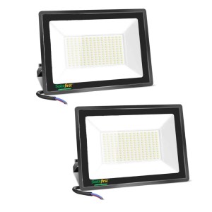 Solar First – LED Flood Light (100W) – Electric (Non-Solar) – Pack of 2 Solar First – LED Flood Light (100W) – Electric (Non-Solar) – Pack of 2
