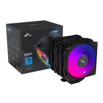 FSP MP7-BA 120mm PWM ARGB CPU Air Cooler – Black FSP MP7-BA 120mm PWM ARGB CPU Air Cooler – Black