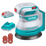 Total Tools – Cordless Random Orbit Sander with 2.0Ah Battery & Charger Total Tools – Cordless Random Orbit Sander with 2.0Ah Battery & Charger