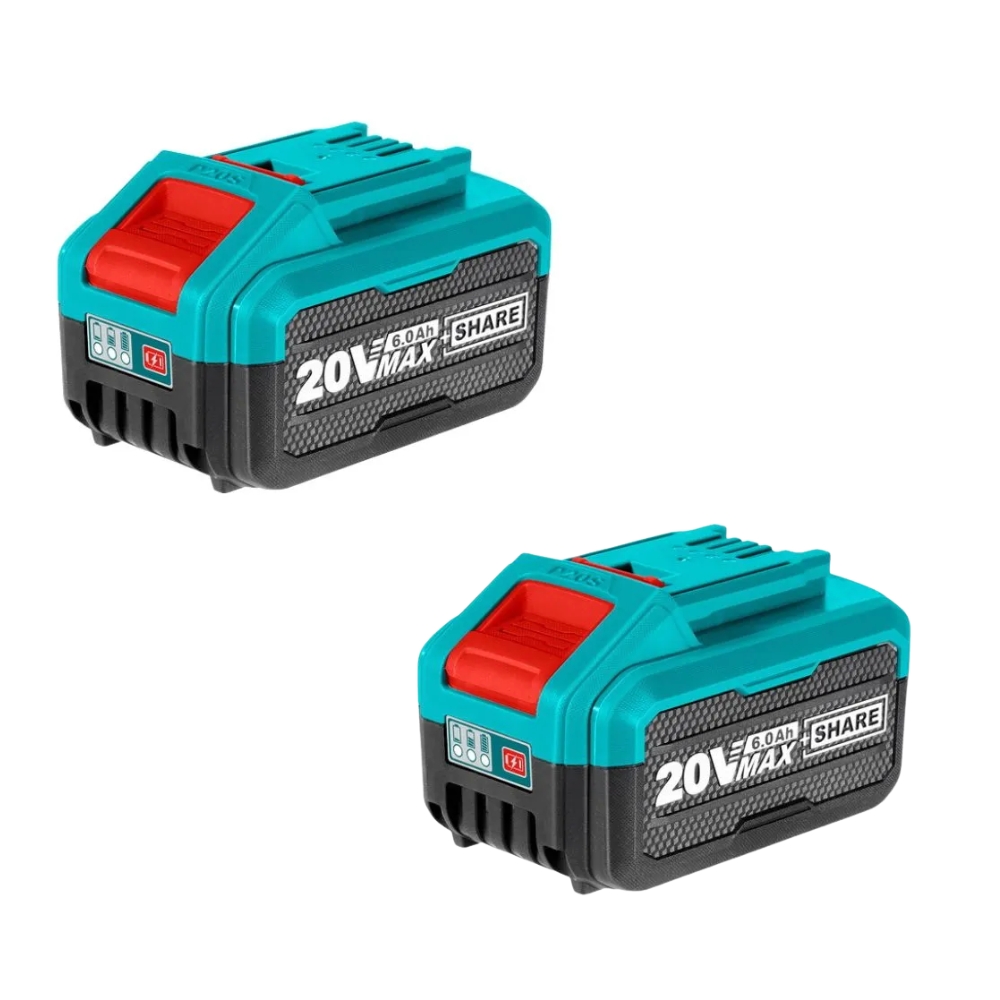 Total Tools – Industrial 6.0Ah Batteries – Pack of 2 Total Tools – Industrial 6.0Ah Batteries – Pack of 2