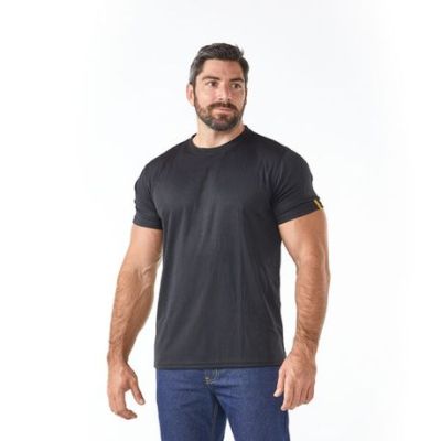 Dromex 100% Polyester Quick Dry Crew Neck T-Shirt – Black – M Dromex 100% Polyester Quick Dry Crew Neck T-Shirt – Black – M