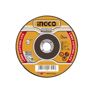 Ingco – Abrasive Metal Cutting Disc – (230 mm x 2 mm x 22.2 mm) Ingco – Abrasive Metal Cutting Disc – (230 mm x 2 mm x 22.2 mm)