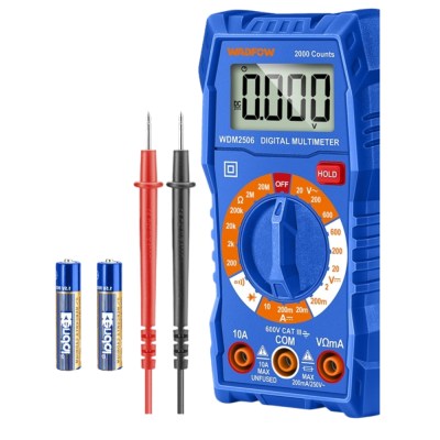 Wadfow – Digital Multimeter 600 V – 2000 Counts LCD Display Wadfow – Digital Multimeter 600 V – 2000 Counts LCD Display