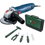 Bosch – Corded Grinder (GWS 700) – 115mm with 14 Piece Hand Tool Set Bosch – Corded Grinder (GWS 700) – 115mm with 14 Piece Hand Tool Set
