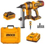 Ingco – Cordless Concrete Nailer (15-40mm) with 4.0Ah Battery & Charger Ingco – Cordless Concrete Nailer (15-40mm) with 4.0Ah Battery & Charger