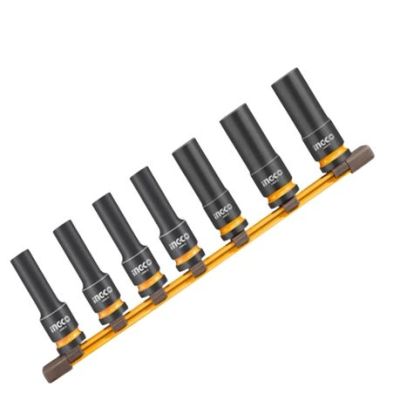 Ingco – Drive Deep Impact Socket Set (1/2 ) – Cr-Mo Heavy Duty – 7-Pieces Ingco – Drive Deep Impact Socket Set (1/2 ) – Cr-Mo Heavy Duty – 7-Pieces
