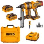 Ingco – Cordless Concrete Nailer (15-40mm) with 2 x 5Ah Batteries & Charger Ingco – Cordless Concrete Nailer (15-40mm) with 2 x 5Ah Batteries & Charger