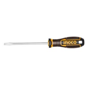 Ingco – Magnetic S2 Slotted Screwdriver (4 × 100 mm) – HSDSL4100 Ingco – Magnetic S2 Slotted Screwdriver (4 × 100 mm) – HSDSL4100