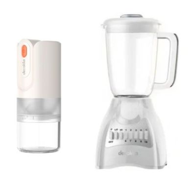 Decakila – Stand Blender 1.5L / 10 Speed (500W) & Coffee Grinder – White Decakila – Stand Blender 1.5L / 10 Speed (500W) & Coffee Grinder – White