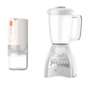 Decakila – Stand Blender 1.5L / 10 Speed (500W) & Coffee Grinder – White Decakila – Stand Blender 1.5L / 10 Speed (500W) & Coffee Grinder – White