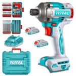Total Tools – Cordless Impact Driver with Batteries, Charger & Accessories Total Tools – Cordless Impact Driver with Batteries, Charger & Accessories