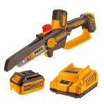 Ingco – Cordless Mini Chainsaw (6 Inch Bar) with 4.0Ah Battery & Charger Ingco – Cordless Mini Chainsaw (6 Inch Bar) with 4.0Ah Battery & Charger
