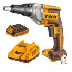 Ingco – Cordless Drywall Screwdriver 6.35mm-1/4 with 2AH Battery & Charger Ingco – Cordless Drywall Screwdriver 6.35mm-1/4 with 2AH Battery & Charger