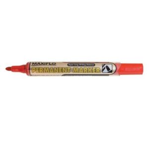 Pentel Maxiflo Bullet Tip Permanent Marker (Pack of 1) – Red Pentel Maxiflo Bullet Tip Permanent Marker (Pack of 1) – Red