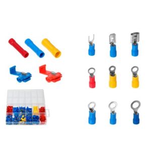 Wadfow – Insulated Terminal Lugs Accessory Set – 200 Pieces Asstd Wadfow – Insulated Terminal Lugs Accessory Set – 200 Pieces Asstd