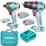 TOTAL TOOLS – 2 PIECE COMBO IMPACT DRIVER AND IMPACT DRILL TOTAL TOOLS – 2 PIECE COMBO IMPACT DRIVER AND IMPACT DRILL