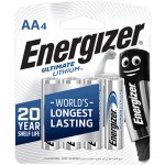 Energizer Lithium AA Battery Card 4 Energizer Lithium AA Battery Card 4