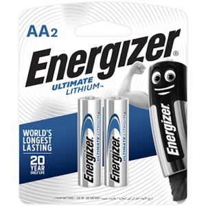 Energizer Ultimate Lithium: Aa – 2 Pack Energizer Ultimate Lithium: Aa – 2 Pack