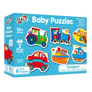 GALT – Baby Puzzles – Transport – 6 x 2 piece sets GALT – Baby Puzzles – Transport – 6 x 2 piece sets
