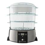 Russell Hobbs – 3-Tier Satin Quartz Steamer – 10969 Russell Hobbs – 3-Tier Satin Quartz Steamer – 10969