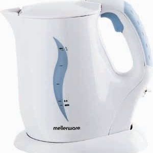 Mellerware – 1 Litre Travel Jug Kettle – White Mellerware – 1 Litre Travel Jug Kettle – White
