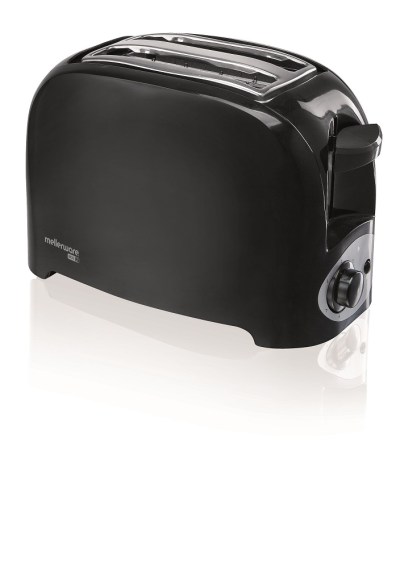 Mellerware – 2 Slice Eco Toaster – Black Mellerware – 2 Slice Eco Toaster – Black