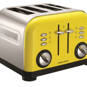 Morphy Richards – 4 Slice Toaster – Yellow Morphy Richards – 4 Slice Toaster – Yellow
