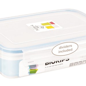 Snappy – Rectangular Food Storage Container Rectangular With Dividers – 1.1 Litre Snappy – Rectangular Food Storage Container Rectangular With Dividers – 1.1 Litre