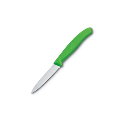 Victorinox – Paring Knife Serrated 8cm – Green Victorinox – Paring Knife Serrated 8cm – Green