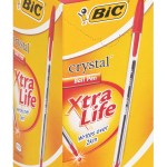 BIC Crystal Xtra Life Medium Ball Point Pen – Red (Box of 60 Barcoded pens) BIC Crystal Xtra Life Medium Ball Point Pen – Red (Box of 60 Barcoded pens)