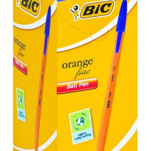 BIC Orange Fine Ball Point Pen – Blue (Box 0f 60) BIC Orange Fine Ball Point Pen – Blue (Box 0f 60)