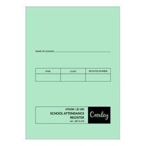 Croxley JD286 School Attendance Register – Manila Cover (Pack of 20) Croxley JD286 School Attendance Register – Manila Cover (Pack of 20)