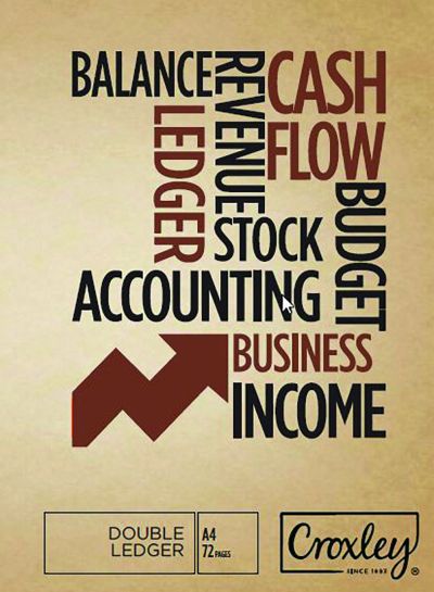 Croxley JD165 72 Page Double Ledger Bookkeeping Journal (Pack of 10) Croxley JD165 72 Page Double Ledger Bookkeeping Journal (Pack of 10)