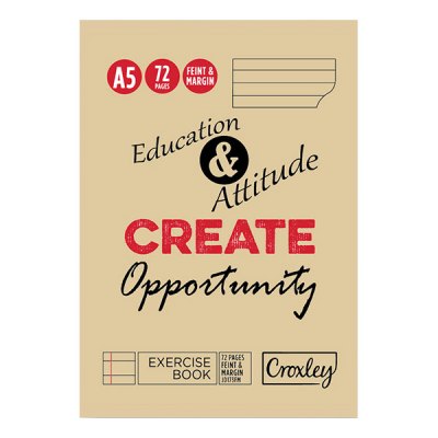 Croxley JD173 72 Page A5 F&M Exercise Book (20 Pack) Croxley JD173 72 Page A5 F&M Exercise Book (20 Pack)