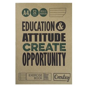 Croxley JD267 32 Page A4 I&M Exercise Book (20 Pack) Croxley JD267 32 Page A4 I&M Exercise Book (20 Pack)