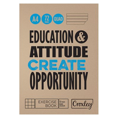 Croxley JD328 72 Page A4 Q&M Exercise Book (10 Pack) Croxley JD328 72 Page A4 Q&M Exercise Book (10 Pack)