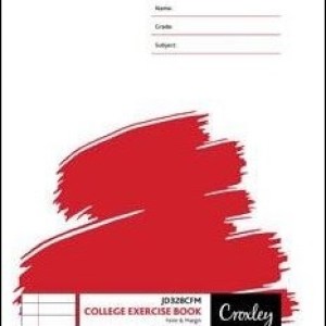 Croxley JD328 72 Page A4 F&M Exercise Book (140 Pack) Croxley JD328 72 Page A4 F&M Exercise Book (140 Pack)