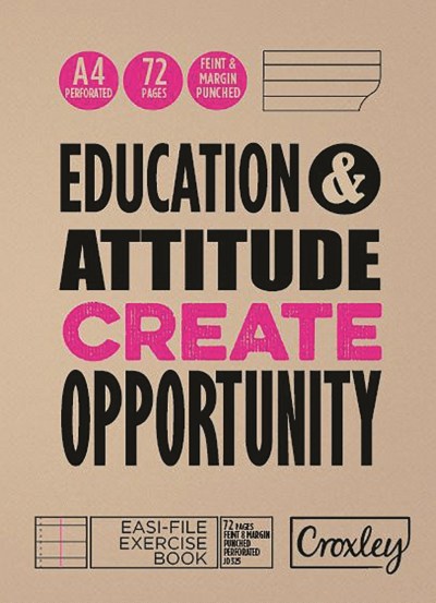 Croxley JD325 72 Page A4 F&M Exercise Book (10 Pack) Croxley JD325 72 Page A4 F&M Exercise Book (10 Pack)