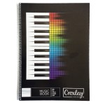 Croxley 32 Page 12 Stave Wire Bound Music Books – JD181 Croxley 32 Page 12 Stave Wire Bound Music Books – JD181