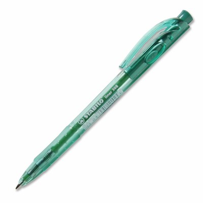 Stabilo Liner Click Ballpoint Pen – Green Stabilo Liner Click Ballpoint Pen – Green