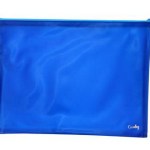 Croxley Bright PVC Neon Book Bag – Blue Croxley Bright PVC Neon Book Bag – Blue