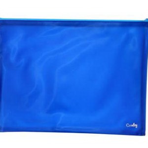 Croxley Bright PVC Neon Book Bag – Blue Croxley Bright PVC Neon Book Bag – Blue