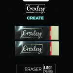 Croxley Create Large Erasers – Blister of 2 Croxley Create Large Erasers – Blister of 2