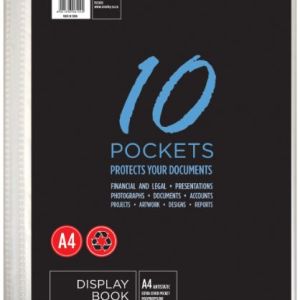 Croxley A4 Hard Cover Display File – 10 Pocket Croxley A4 Hard Cover Display File – 10 Pocket