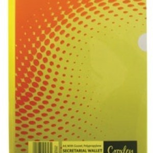 Croxley Secretarial Document Wallet with Gusset – Yellow (Pack of 12) Croxley Secretarial Document Wallet with Gusset – Yellow (Pack of 12)