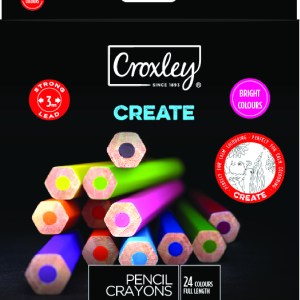 Croxley Create 24 Full Length Colour Pencils Croxley Create 24 Full Length Colour Pencils