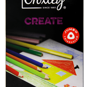 Croxley Create 12 Full Length Triangular Colour Pencils Croxley Create 12 Full Length Triangular Colour Pencils
