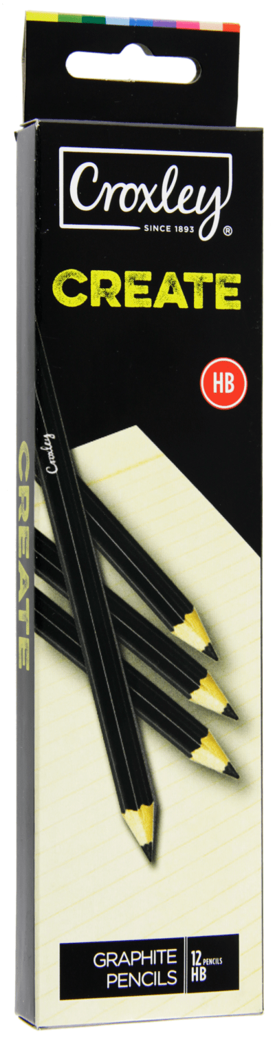 Croxley Create Graphite Pencils – H (Box of 12) Croxley Create Graphite Pencils – H (Box of 12)