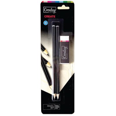 Croxley Graphite Pencils (2 Pack with Eraser) Croxley Graphite Pencils (2 Pack with Eraser)