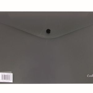 Croxley A4 Document Envelope with Button – Black (Pack of 12) Croxley A4 Document Envelope with Button – Black (Pack of 12)